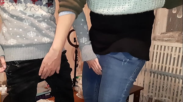 Our operator could not resist and cums with us  Girls fly orgasm