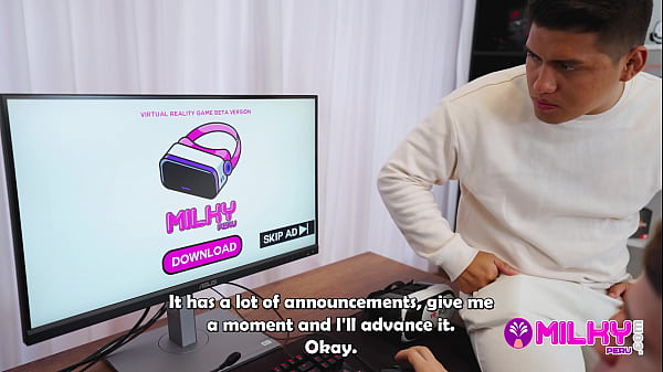 I fuck a big ass with virtual reality glasses!