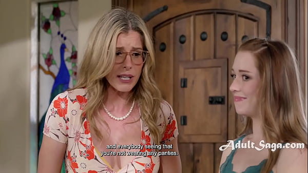 Stepdaughter's Shocking Skirt Lift - Cory Chase, Myra Moans