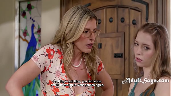 Stepdaughter's Shocking Skirt Lift - Cory Chase, Myra Moans
