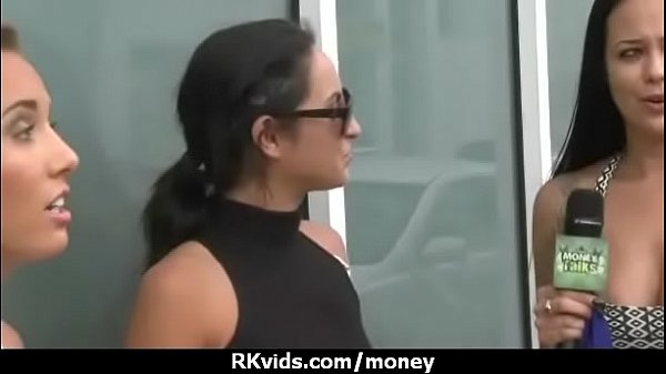 Amateur girl accepts cash for sex from stranger 12