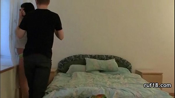 Bondage and sex with flexible teen girl