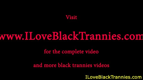 Download Video - Black amateur tranny face drenched