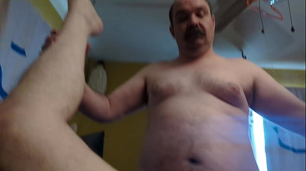 Download Video - "Wobble" - Sexy bear Rusty Piper's big fat booty excites handsome moustache man Don K Dick's girthy cock so he pushes it into the butt and fucks until the cum shoots out jizzily from the penis and balls with hard force - cornfedMTdads