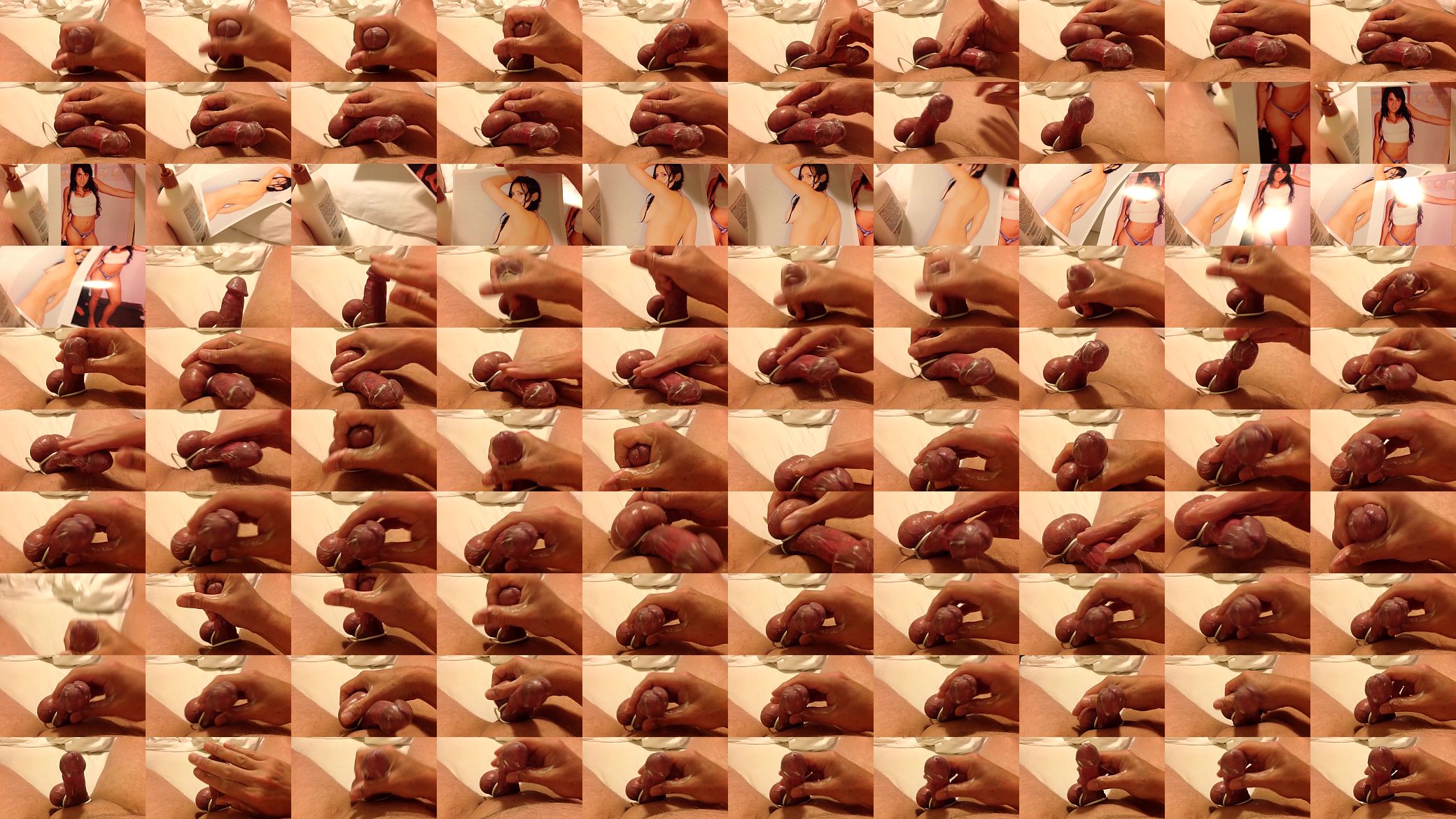 Stroking and Jacking off cock to Vanessa (reflex) 预览图