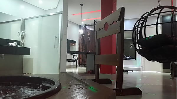 I put my slave on the gallows and she sucked my cock! Watch in full on Sheen or Red