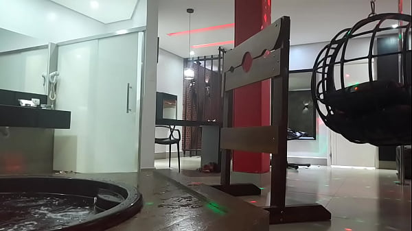 I put my slave on the gallows and she sucked my cock! Watch in full on Sheen or Red