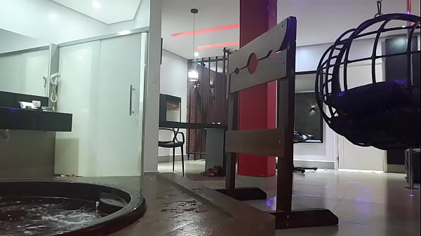 I put my slave on the gallows and she sucked my cock! Watch in full on Sheen or Red