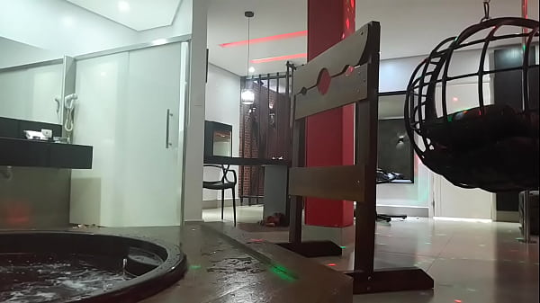 I put my slave on the gallows and she sucked my cock! Watch in full on Sheen or Red