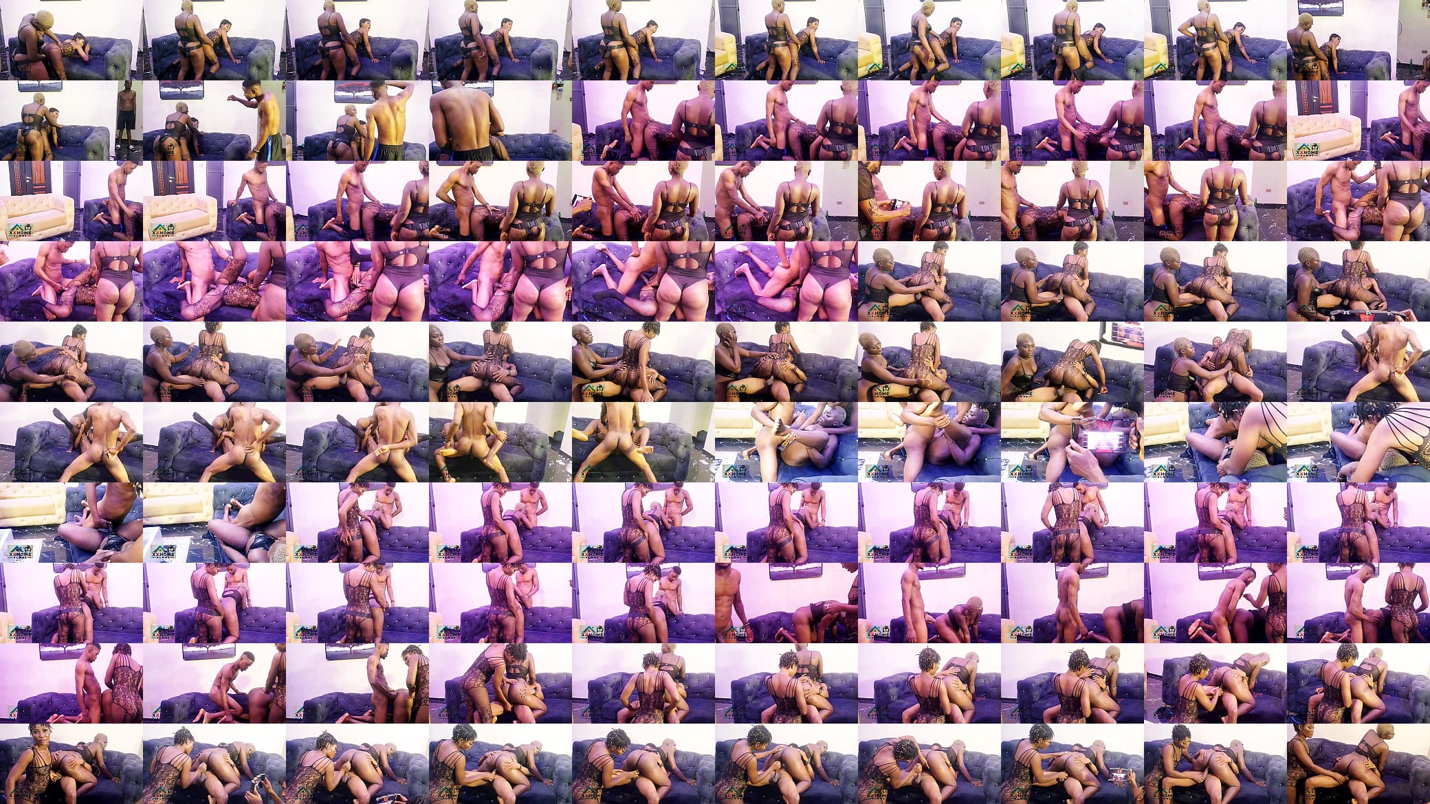 XXHOMEALONE STUDIO BEHIND THE SCENES (BTS) 2025 STRAPON FUCK BI-SEXUAL LESBO 预览图