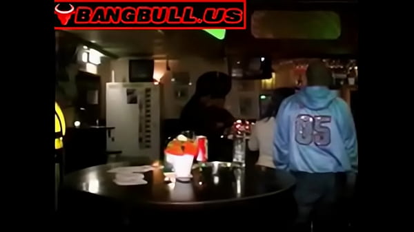 Cheap slut fucked in the middle of a bar