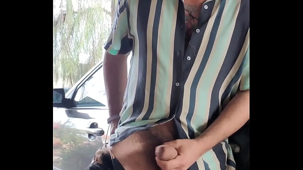 Jerk off by the yard
