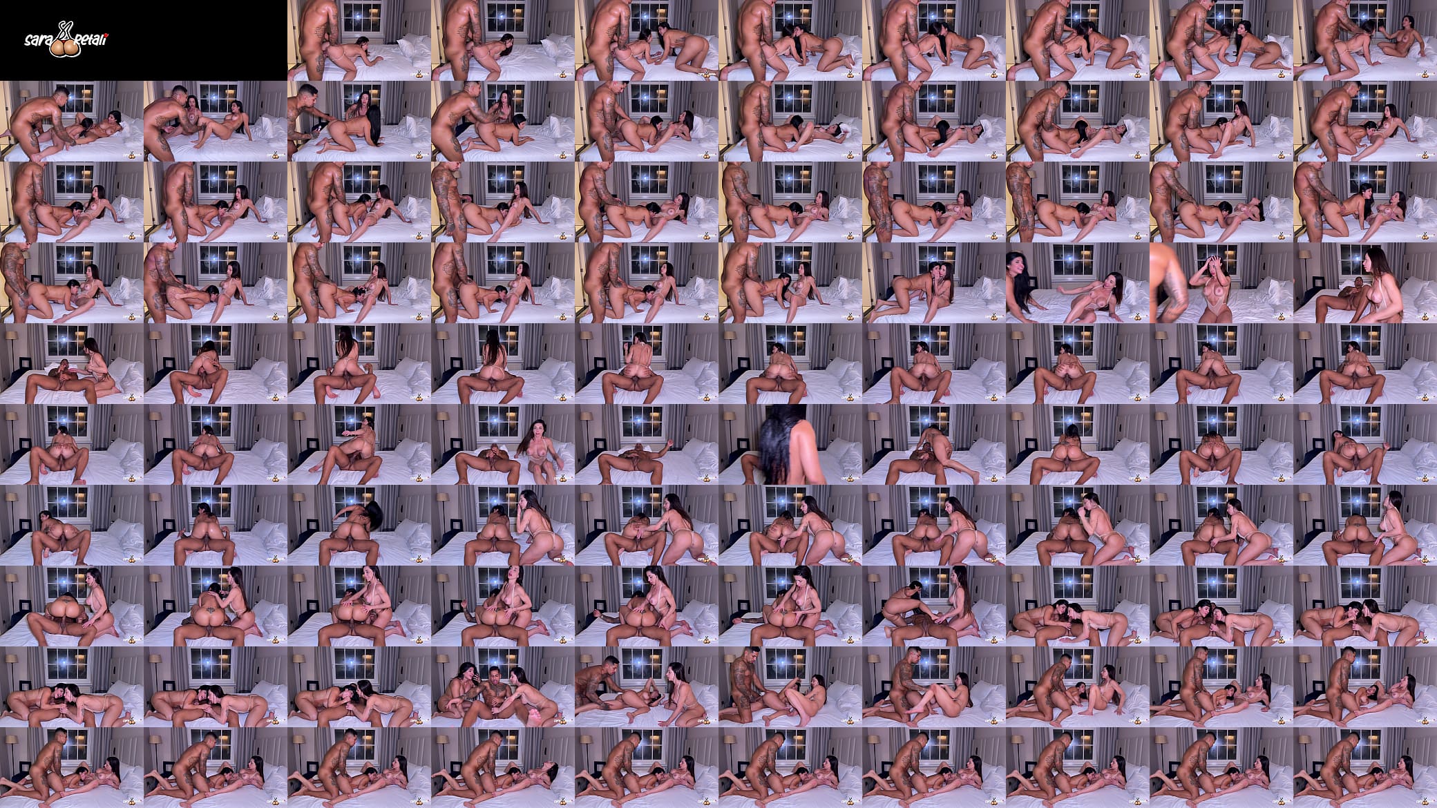 Threesome. Wild Sex With Latin Pornstars And A Big Cock 预览图