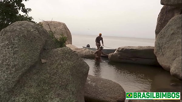 Two Guys Find Lost Latina Wanesse Boyer who can’t wait to Pay them Back at BrasilBimbos