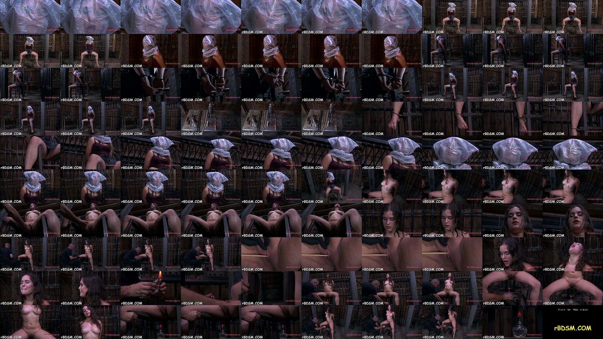 Tied up chick&#039;s sexy fur pie is being t. viciously 预览图