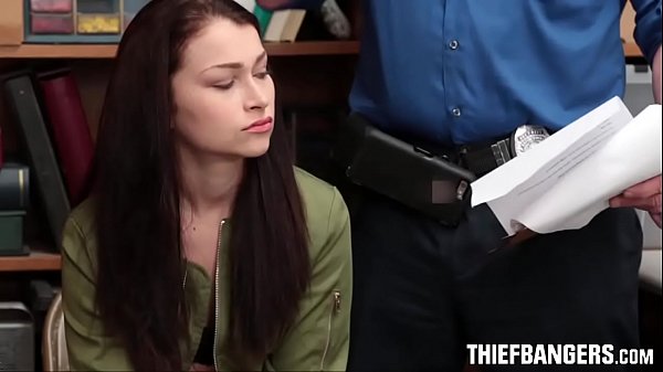 Security Officer Strips & Fucks Teen Thief Suspect Jennifer Jacobs