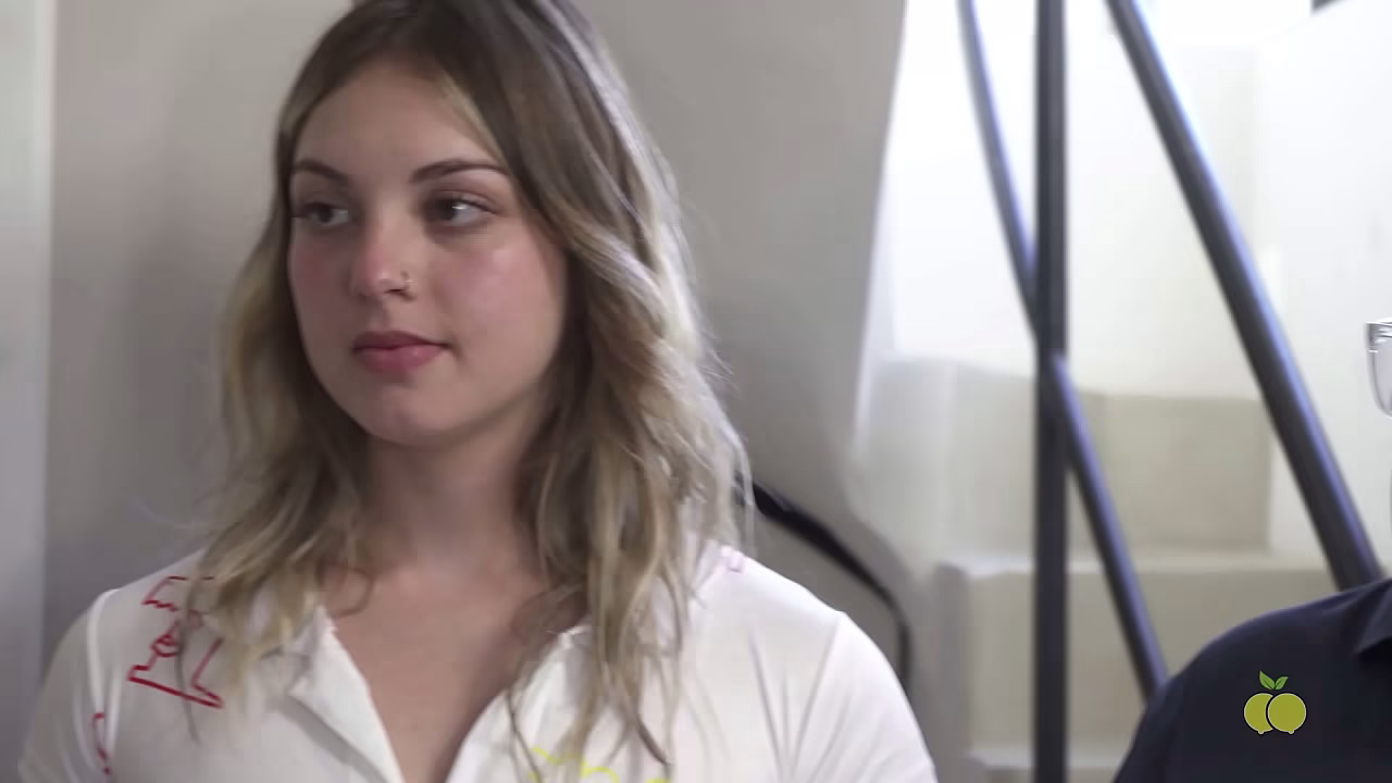 I take my stepdaughter to get a tattoo with the neighbor and they end up having anal sex