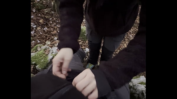 5min Outdoor Woods Blowjob &ndash; Cum in Mouth Finish