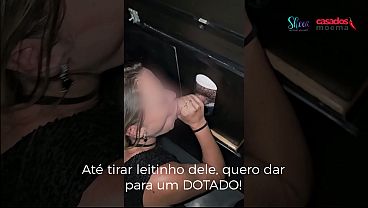 Corno n&atilde;o acreditou em quantos machos a Sra Moema fez gozar