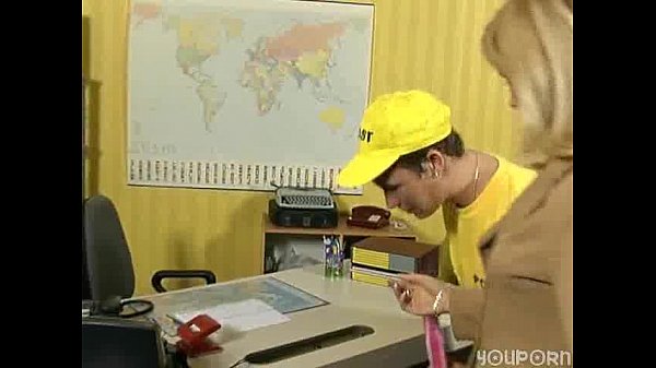 Download Video - YouPorn - Boss lady does the mailboy