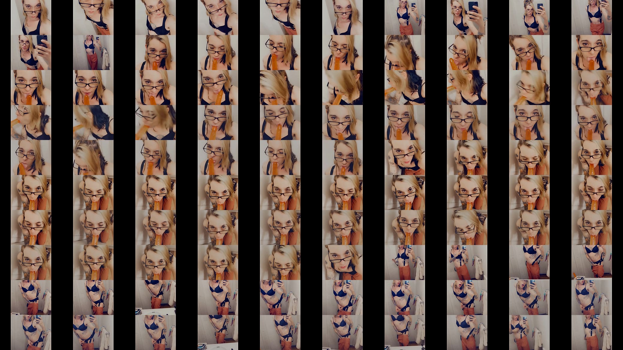 Pretty Suspenders Striptease likes Cock 预览图