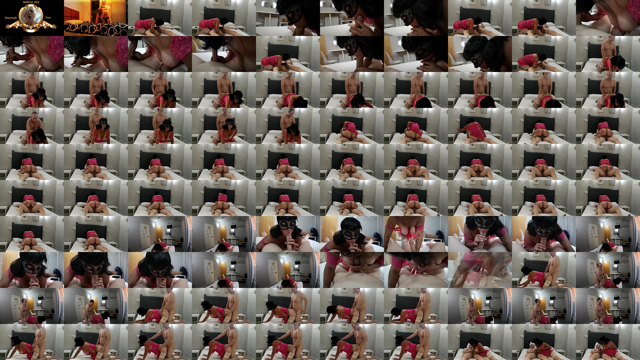 Homemade Sex with masked Milf Macarena (full on Red &amp; Sheer) 预览图