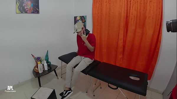 Masseur with a big cock fucks his client's big ass and the very horny one is left wanting more. PART 1