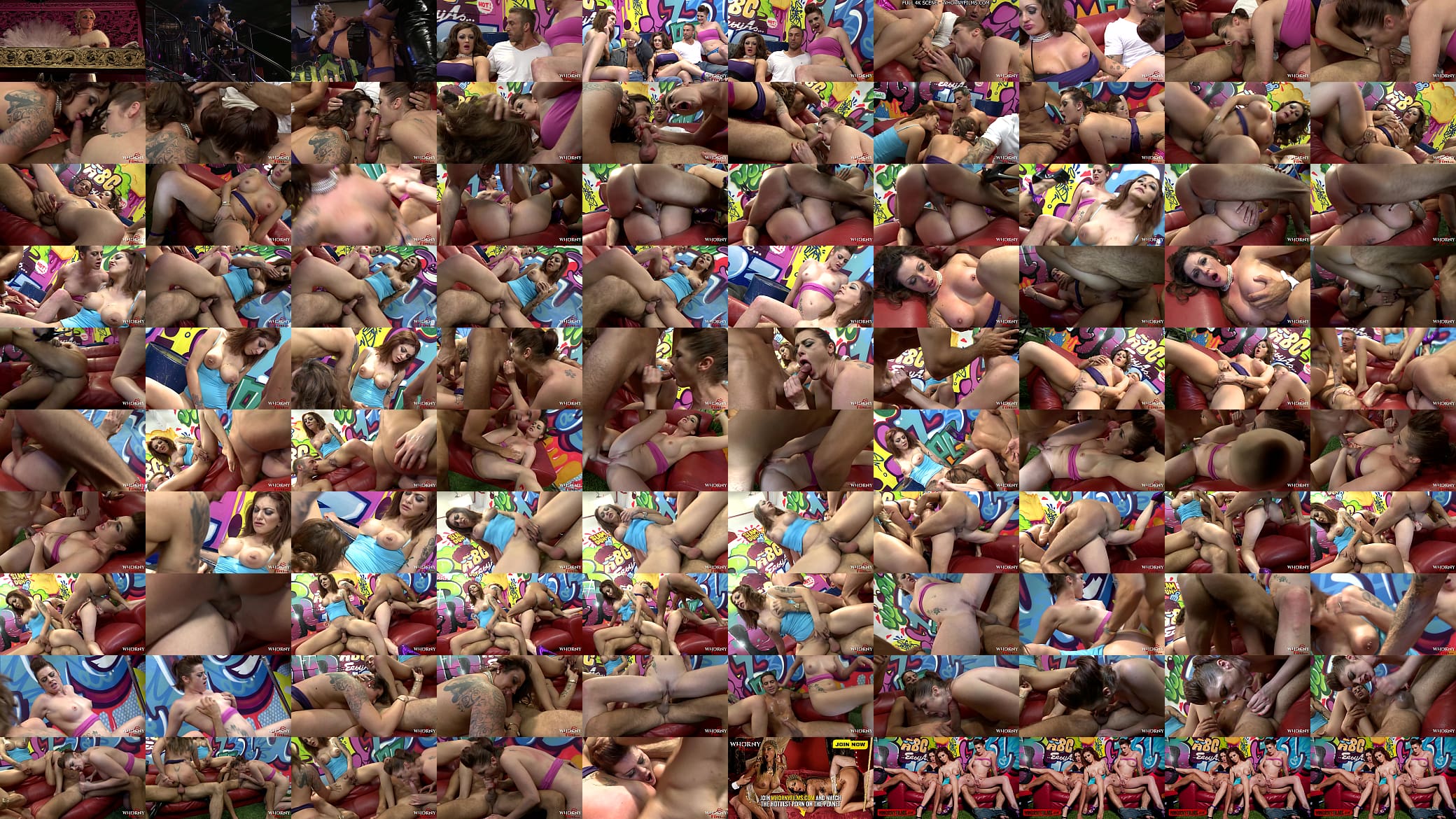 WHORNYFILMS - British Harlots Group Sex Audition 预览图