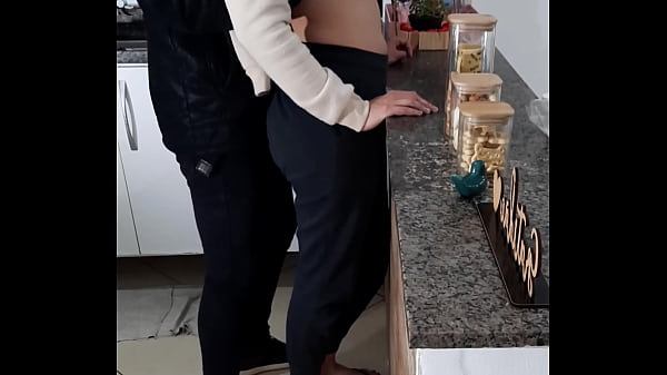 Stepdaughter can't even rest while having breakfast.