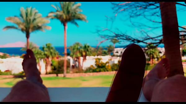 Download Video - Public masturbation on the hotel balcony&period; Big russian uncut cock close-up&period; I was almost noticed by passing people&period; POV