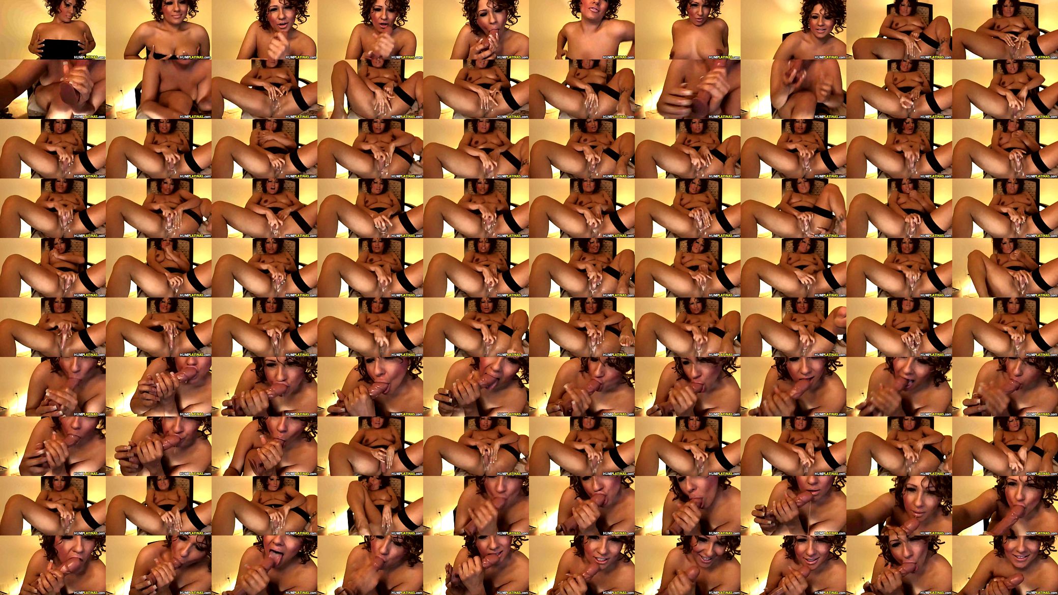Sexy latin babe masturbates 预览图