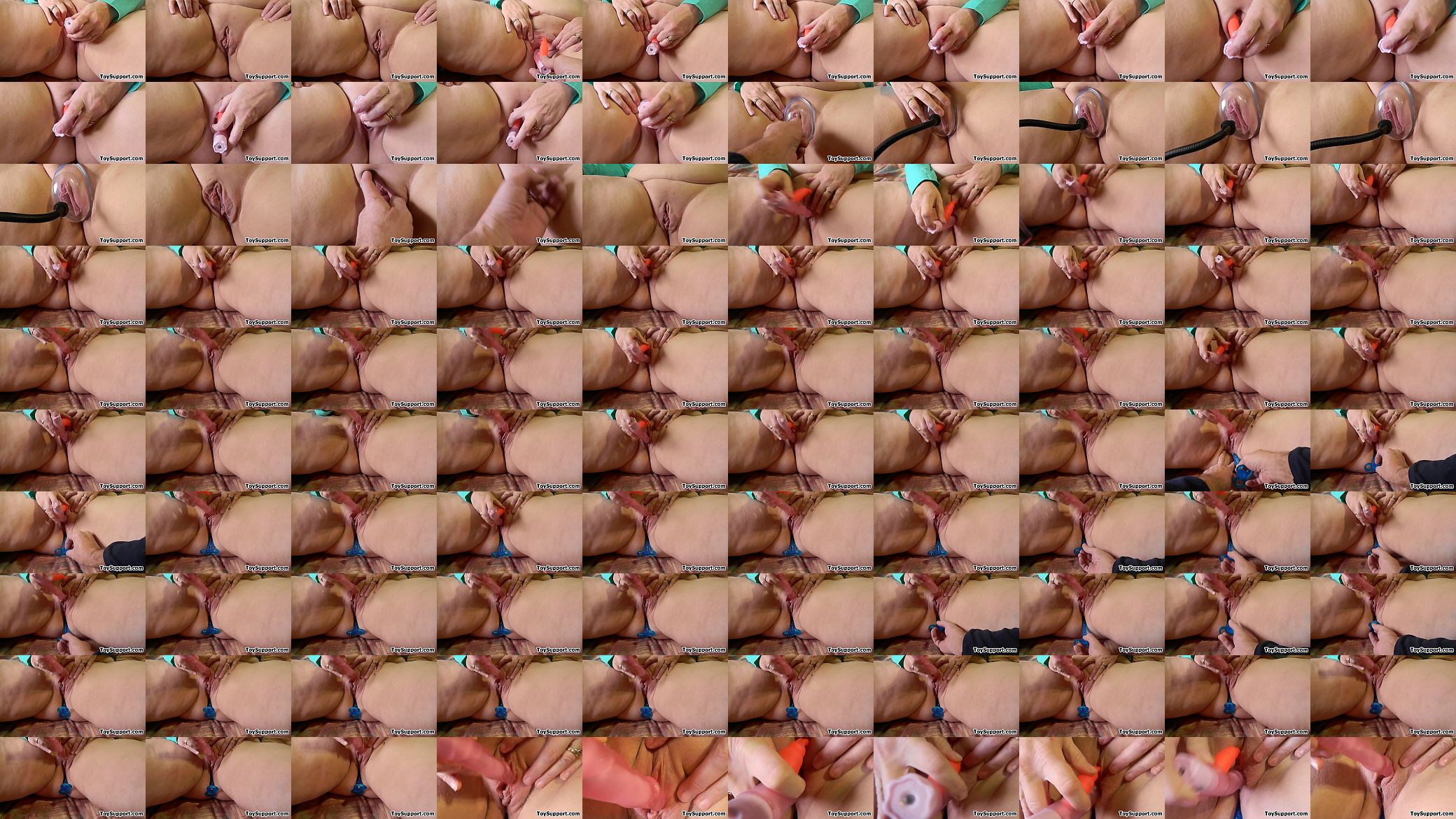 Mature BBW Trying Out Her Toys Close Up 预览图