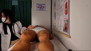 Nurse surprised to see patient's erection!