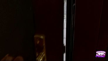 A shy blonde gets interviewed and filmed POV giving a sloppy blowjob until facial