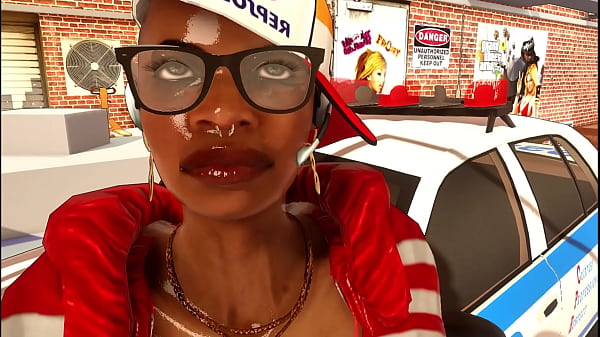 perverted cop and big boobs ebony girl