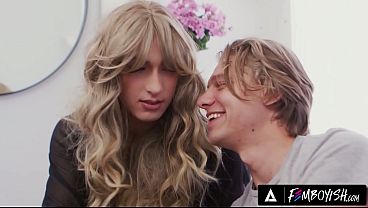FEMBOYISH - Horny Hung Stud Leo Louis Wants A Round 2 On Sexy Femboy Christopher White's Tight Bussy