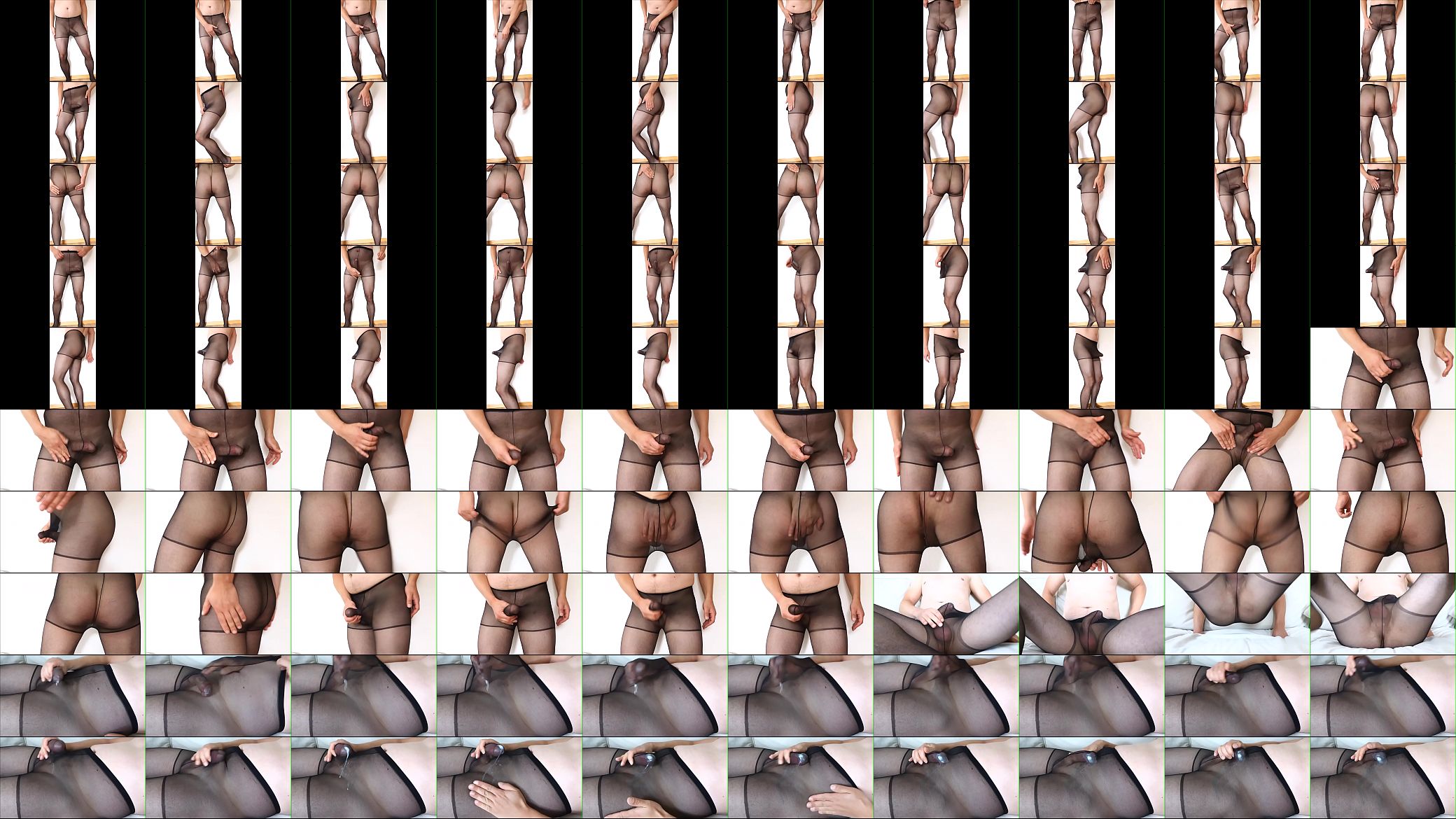 fuckinsox masturbates and shoots cum in nylon pantyhose 预览图