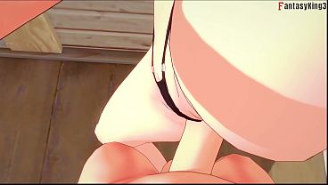 マキマ ビキニ レッド POV ビーチでのセックス - チェーンソーマン | フルバージョンとPOVバージョンはSheerとPTRNで公開中: Fantasyking3