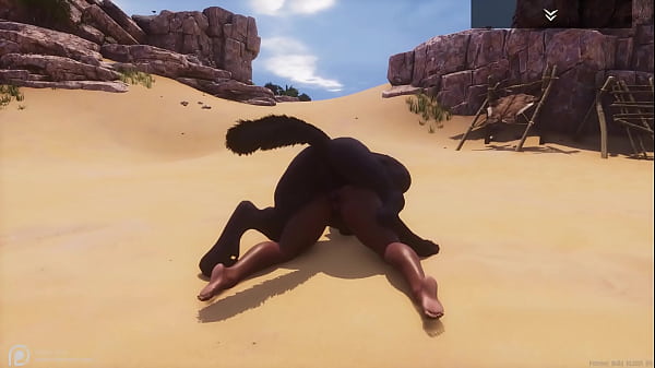 Wild Life - Big Juicy Ass Big Tit Curvy Black MILF (Indra) fucks a man dressed as a Wolf for Halloween. She fucks gest fucked hard and squirts all over his dick multiple times.