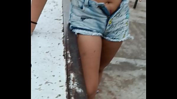 showing tits and vagina in public