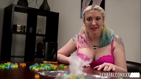Blonde Slut Leya Falcon Closes A Huge Deal With A Big Pickle!