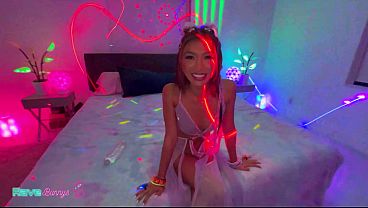 Clara Trinity Rides Brian's DJ Dick In A Cage Bra At Post-Rave Session