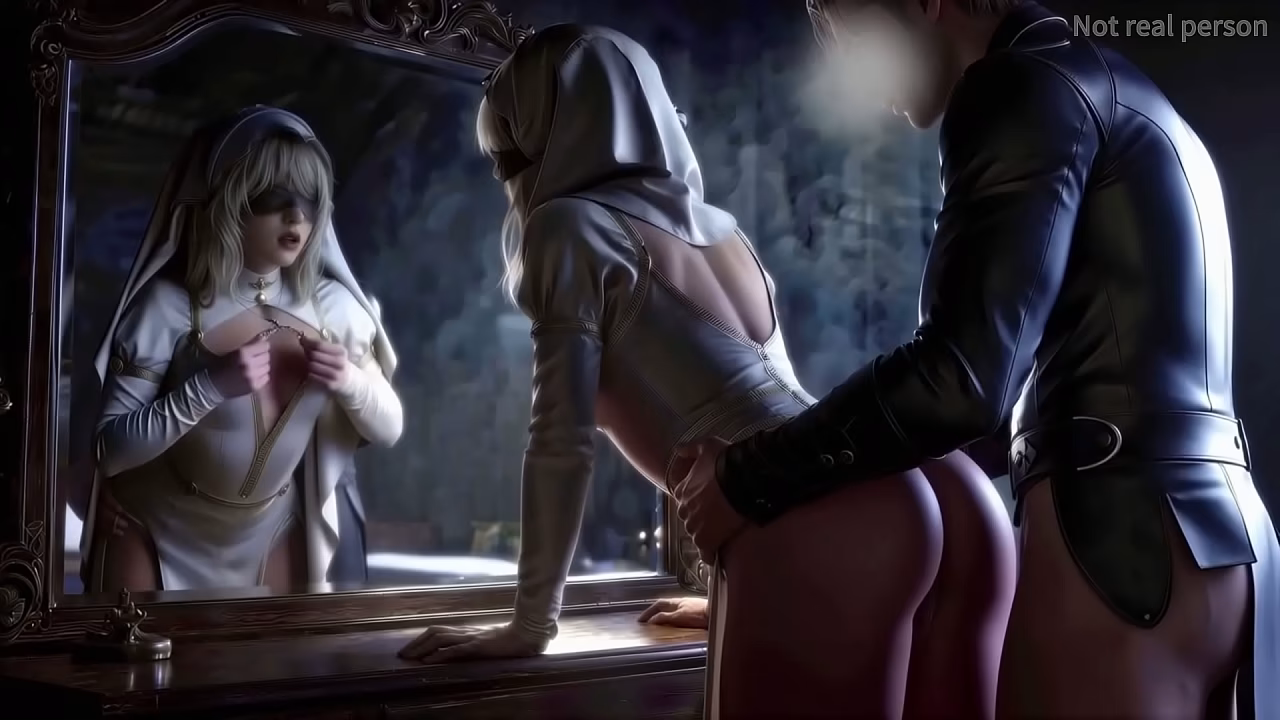 60 frames, 1080P, Super high quality, Nun, big cock, oral sex, penetration, story animation, high-quality animation, blowjob, doggystyle, Blowjob Swallow, Face Fuck, 18 Year Cute Girl, Classic, ASMR,