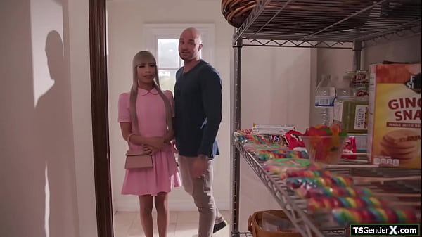 Download Video - My trans babysitter wants to swap her lollipop for my dick