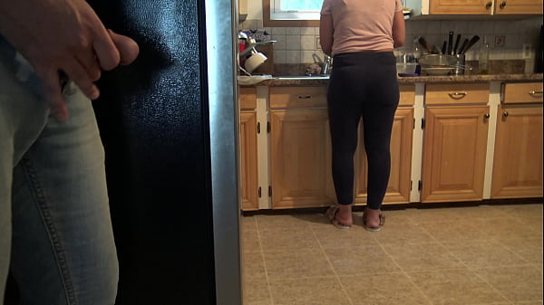 french amateur stepmom gets big cumshot on her ass
