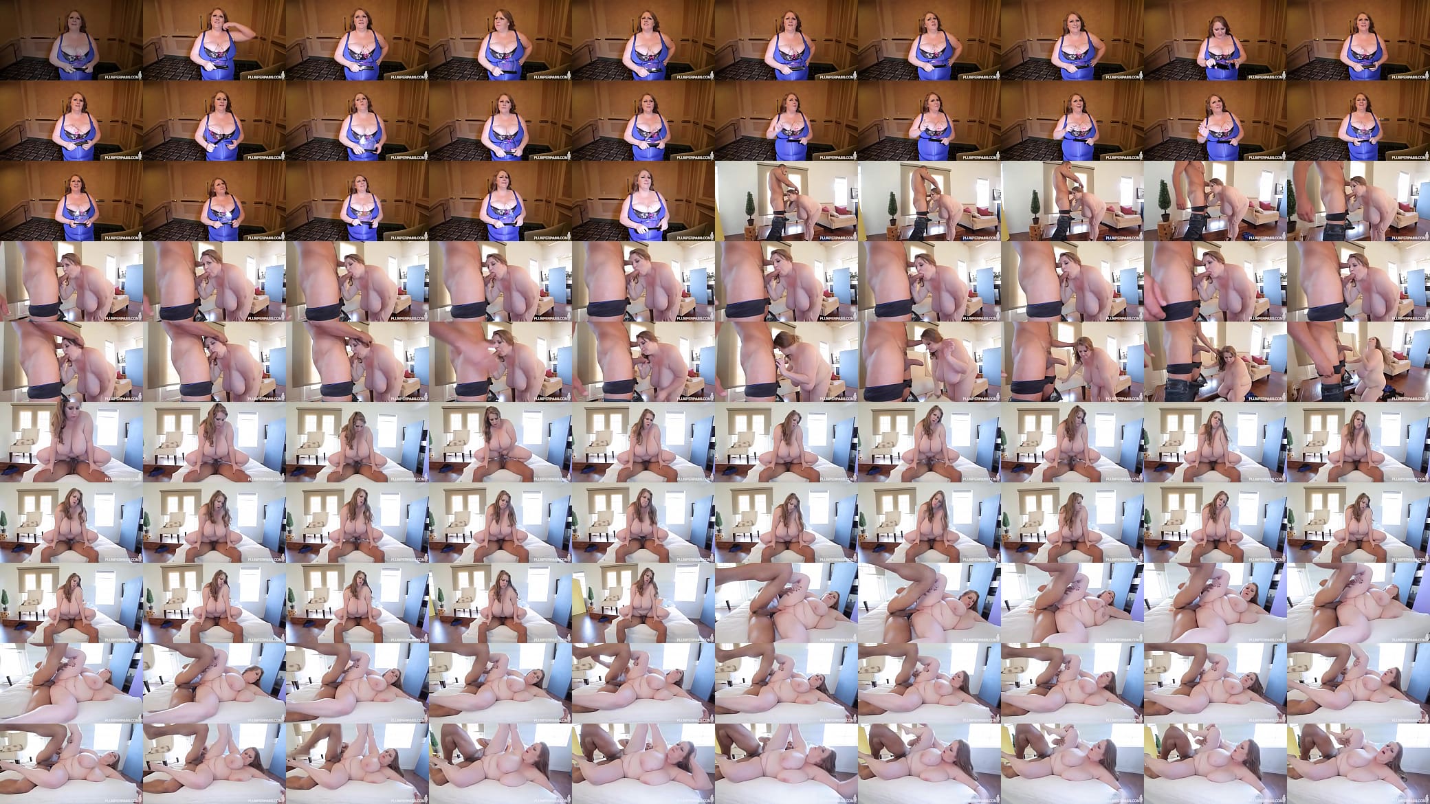 Busty BBW Award Winner MILF Sapphire Fucks at BBWCon 预览图