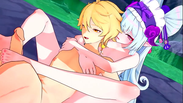 Yumemizuki onsen footjob and fucking - genshin impact hentai - anime cartoon sex 3d