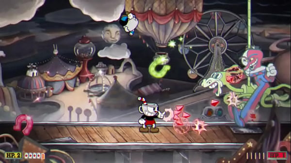 the donkey and disheveling the clown in the cuphead