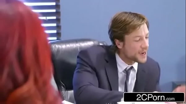 Job Interview Gone Wild with a Tall Fiery Redhead and a Petite Busty Blonde