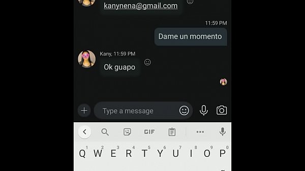 Video call with the Venezuelan Goddess Kanynena.